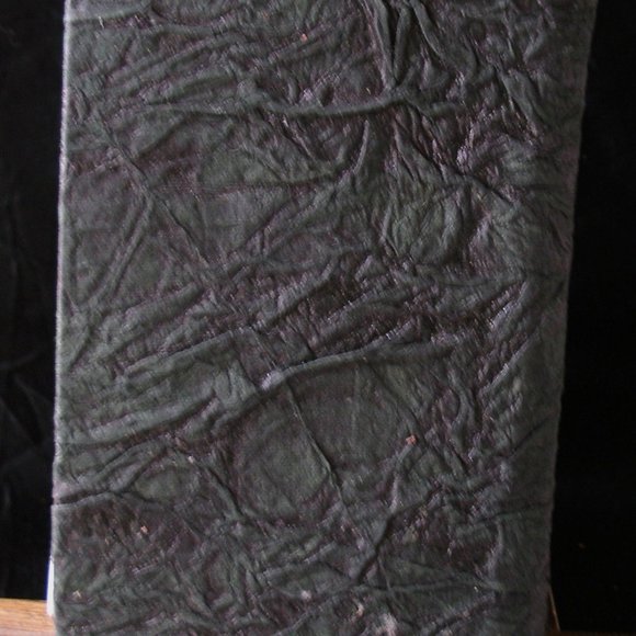 Krishna Crushed Gemstones Painted On Glass Handmade Blank Journal 5" Hindu Deity - Picture 2 of 12